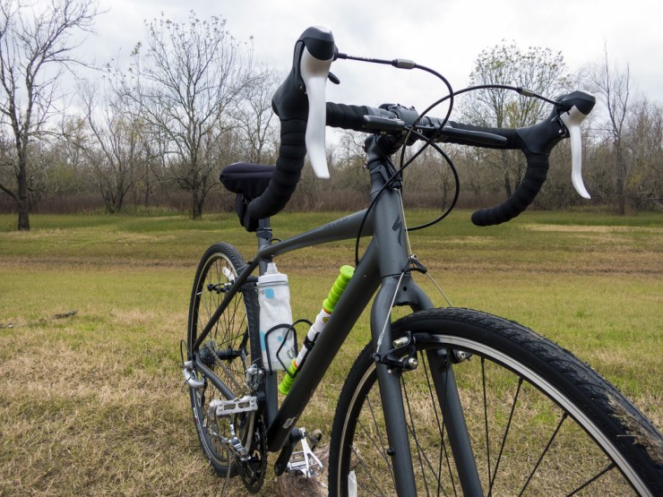 Front view of Annie's bike.
