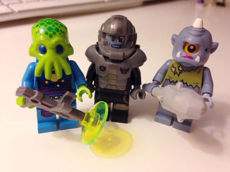 Nothing special about these, especially since you can't tell the cyclops is a female.