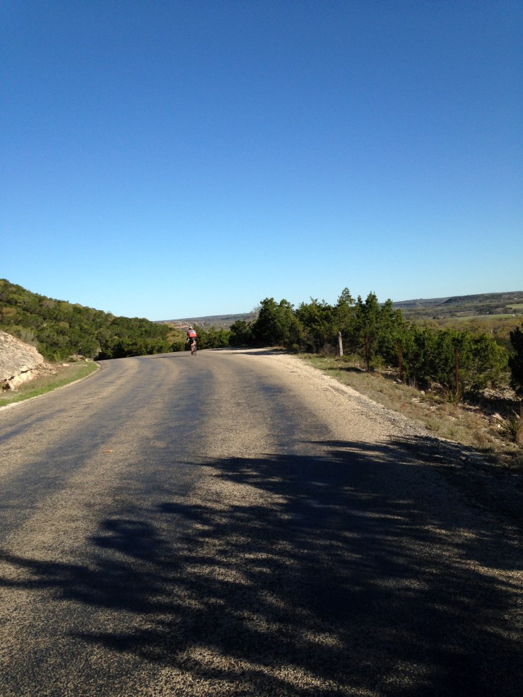 It looks flat out in the distance - but it's not.