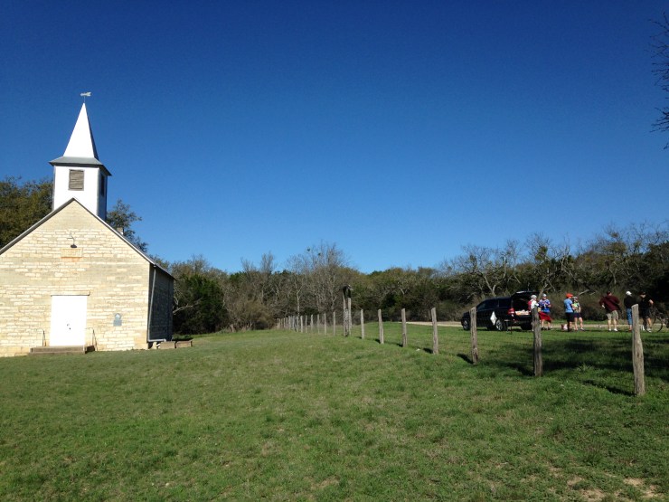 This was the first 'rest stop' - an old schoolhouse. Even though it was a small ride, we still had awesome support with SAG drivers and refreshments. 