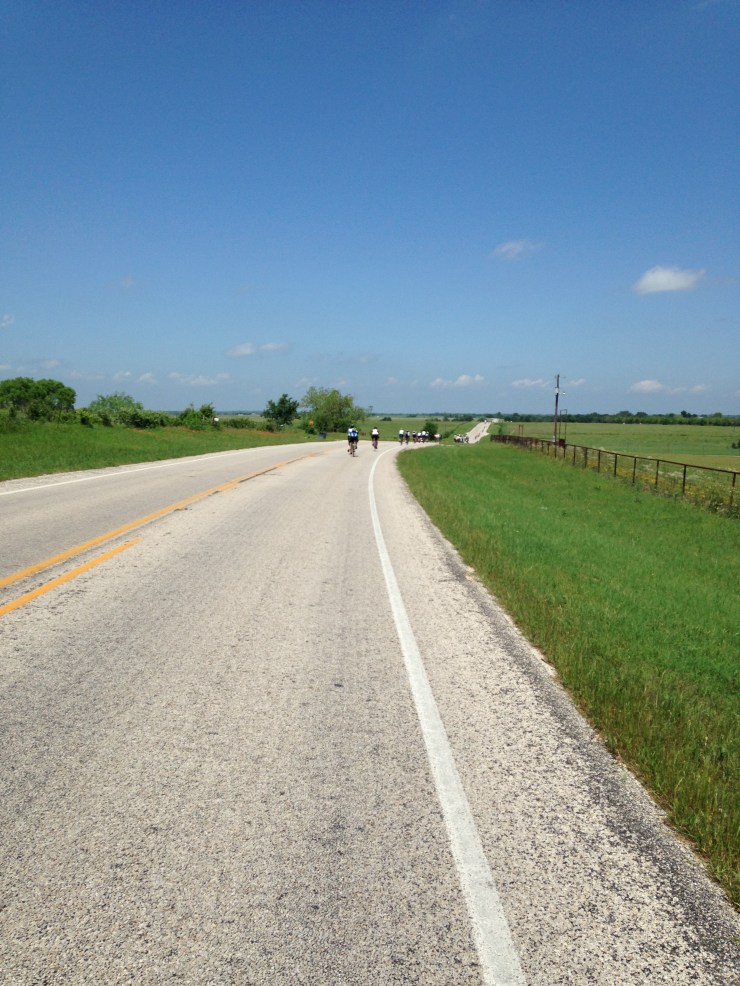 Back out on the road.