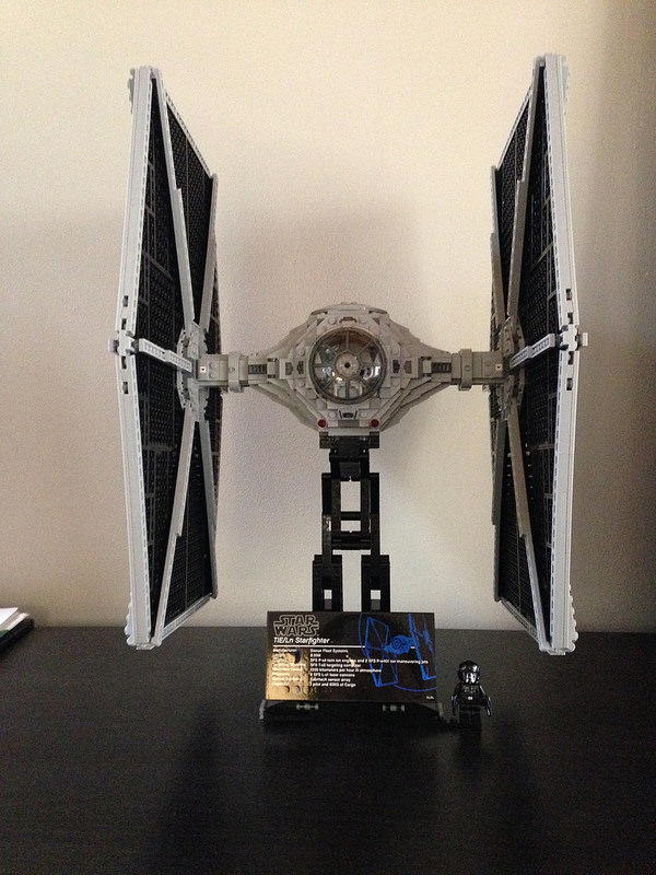 All done! Head on view. Note the minfig for scale.